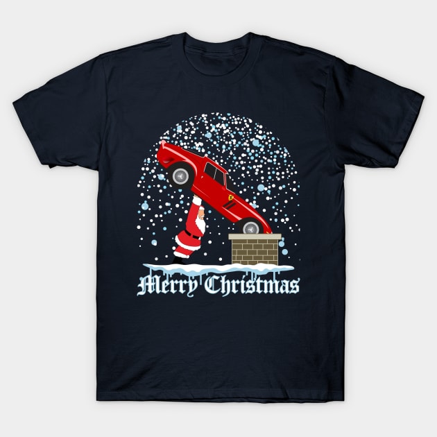 FERRARI GTO CHRISTMAS GIFT T-Shirt by HSDESIGNS